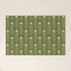 Vintage Christmas Stars Welcome Mat Gallery Image 1
