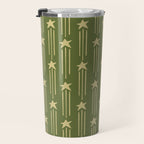 Vintage Christmas Stars Travel Mug Gallery Image 3