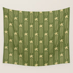 Vintage Christmas Stars Wall Tapestry Gallery Image 4