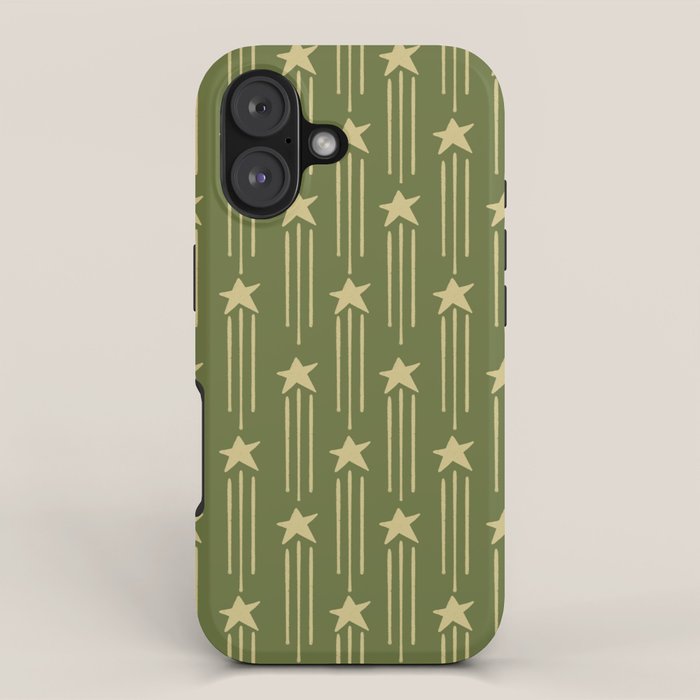 Vintage Christmas Stars iPhone Case Gallery Image 1