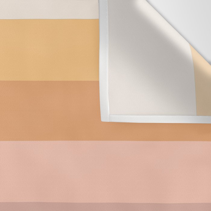 Pastel Retro Rainbow Stripes  Wall Tapestry Gallery Image 3