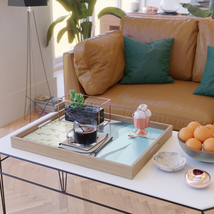 Morning Bloom 03 Serving Tray Gallery Image 2