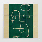 Abstract line art 239 Wood Wall Art Gallery Image 1