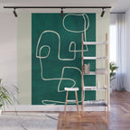 Abstract line art 239 Wall Mural Gallery Image 1