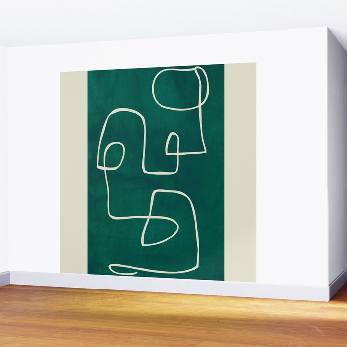 Abstract line art 239 Wall Mural Gallery Image 2