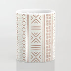 rust on bone mud cloth Coffee Mug Gallery Image 4