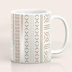 rust on bone mud cloth Coffee Mug Gallery Image 1