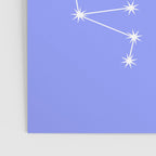 Sagittarius Zodiac Star Constellation Line Art Pastel Purple Poster Gallery Image 3