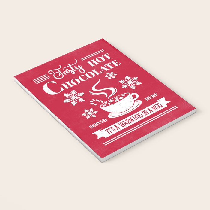Tasty Hot Chocolate Red Notebook Gallery Image 3