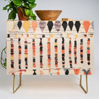 Moroccan Berber Rug Design No.46 - Multicolor, Ivory White Credenza Gallery Image 1