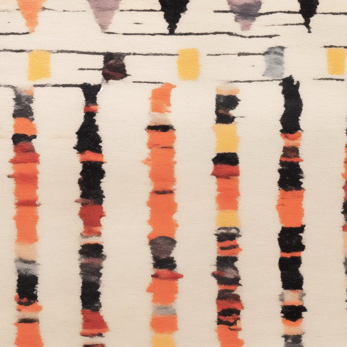 Moroccan Berber Rug Design No.46 - Multicolor, Ivory White Coffee Mug Gallery Image 2