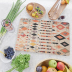 Moroccan Berber Rug Design No.46 - Multicolor, Ivory White Cutting Board Gallery Image 2