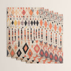 Moroccan Berber Rug Design No.46 - Multicolor, Ivory White Wrapping Paper Gallery Image 3