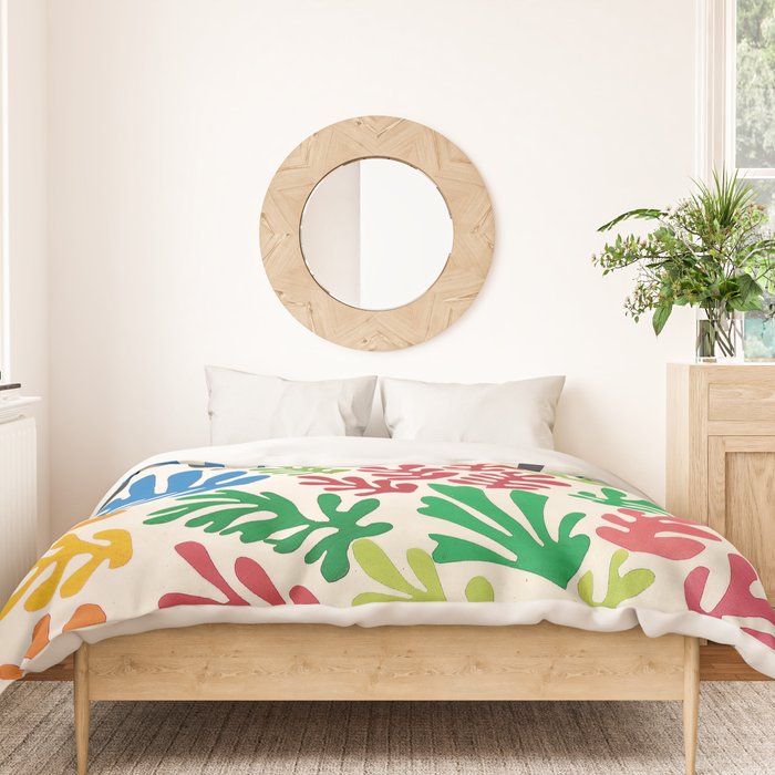 Leaf Cutouts by Henri Matisse (1953) Duvet Cover Gallery Image 3