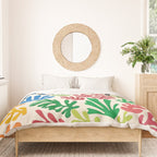 Leaf Cutouts by Henri Matisse (1953) Duvet Cover Gallery Image 3
