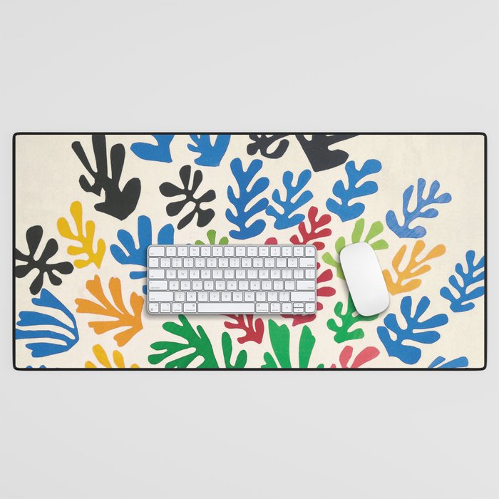 Leaf Cutouts by Henri Matisse (1953) Desk Mat Gallery Image 1