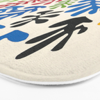 Leaf Cutouts by Henri Matisse (1953) Bath Mat Gallery Image 3