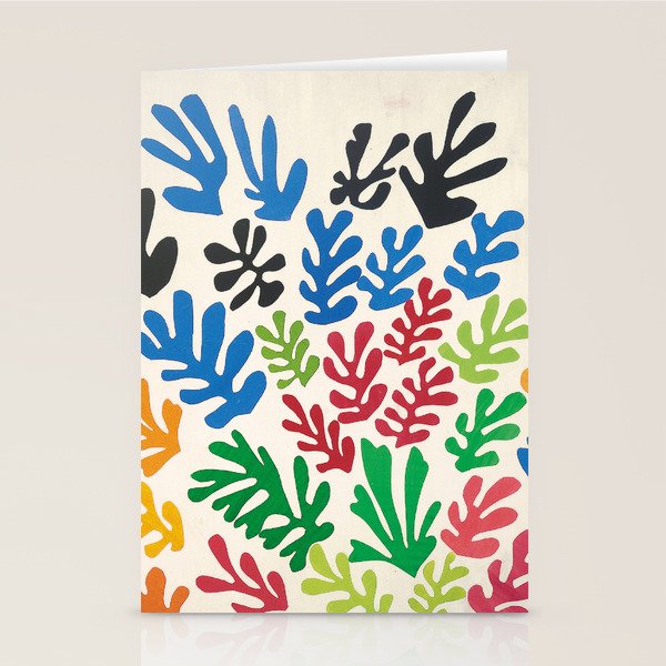 Leaf Cutouts by Henri Matisse (1953) Stationery Card Gallery Image 1