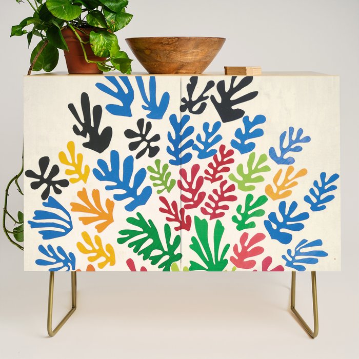 Leaf Cutouts by Henri Matisse (1953) Credenza Gallery Image 1