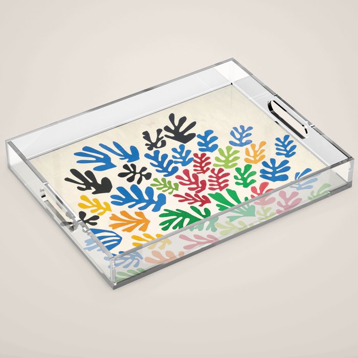 Leaf Cutouts by Henri Matisse (1953) Acrylic Tray Gallery Image 1