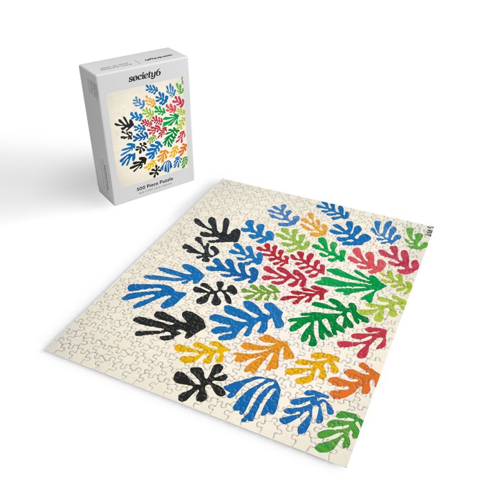 Leaf Cutouts by Henri Matisse (1953) Jigsaw Puzzle Gallery Image 2