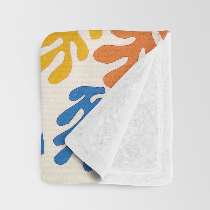 Leaf Cutouts by Henri Matisse (1953) Throw Blanket Gallery Image 3