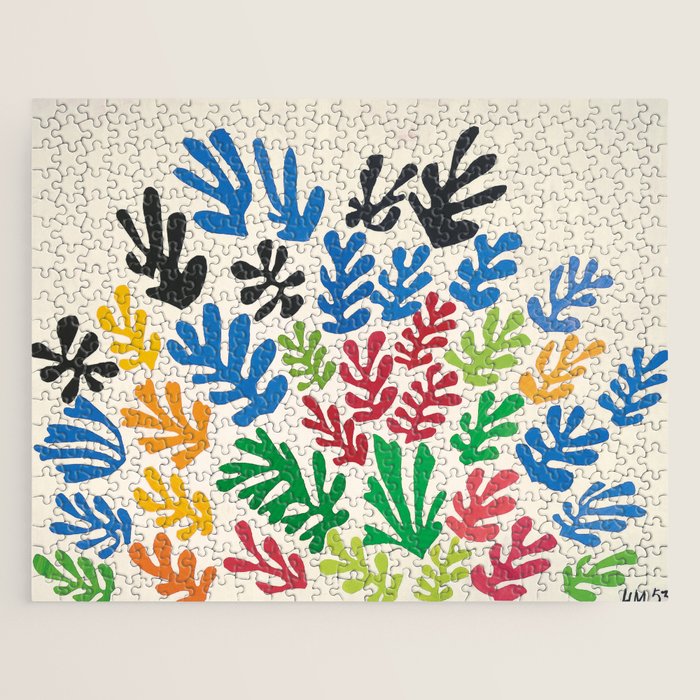 Leaf Cutouts by Henri Matisse (1953) Jigsaw Puzzle Gallery Image 1
