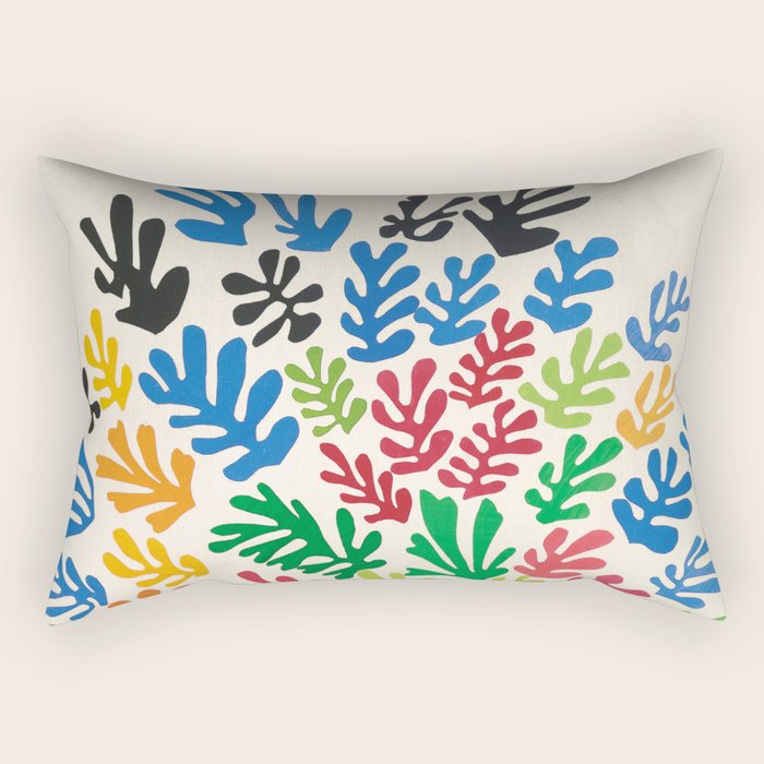 Leaf Cutouts by Henri Matisse (1953) Rectangular Pillow Gallery Image 1