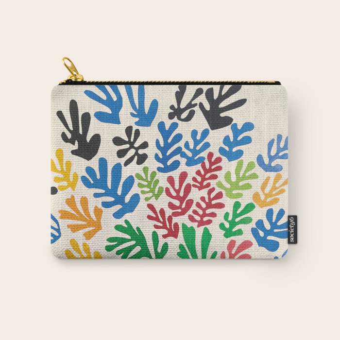 Leaf Cutouts by Henri Matisse (1953) Carry All Pouch Gallery Image 1