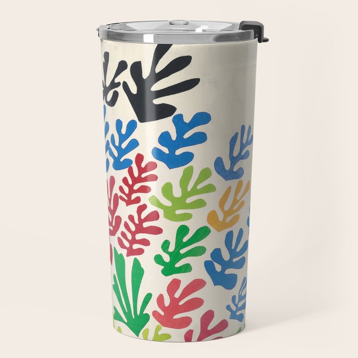 Leaf Cutouts by Henri Matisse (1953) Travel Mug Gallery Image 2