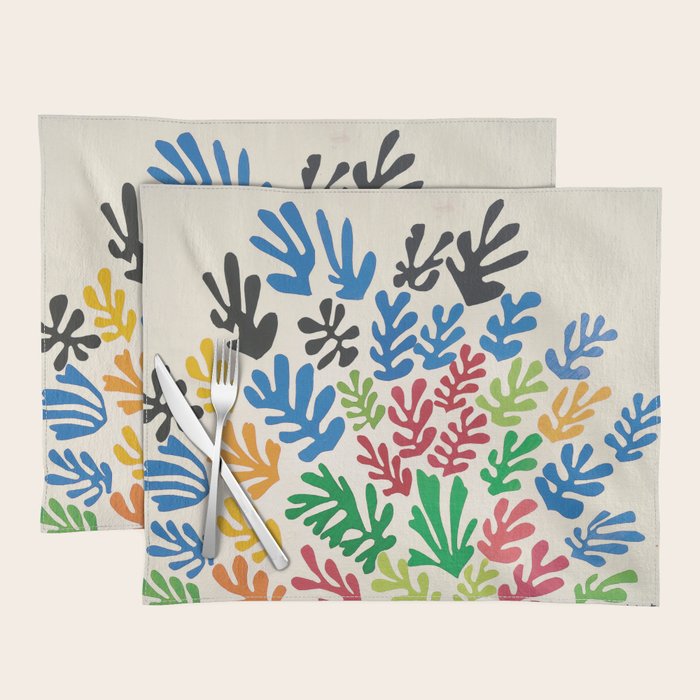 Leaf Cutouts by Henri Matisse (1953) Placemat Gallery Image 1