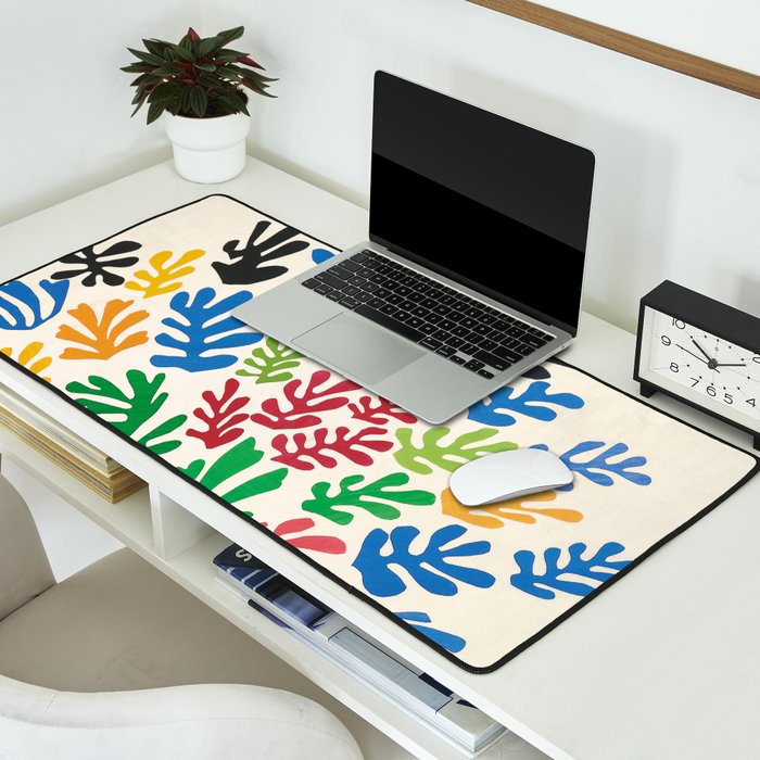 Leaf Cutouts by Henri Matisse (1953) Desk Mat Gallery Image 2