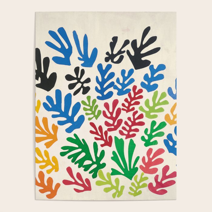 Leaf Cutouts by Henri Matisse (1953) Poster Gallery Image 4