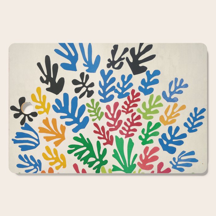 Leaf Cutouts by Henri Matisse (1953) Cutting Board Gallery Image 1