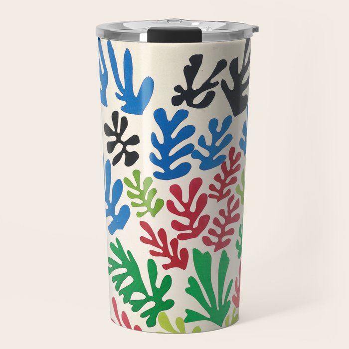 Leaf Cutouts by Henri Matisse (1953) Travel Mug Gallery Image 1