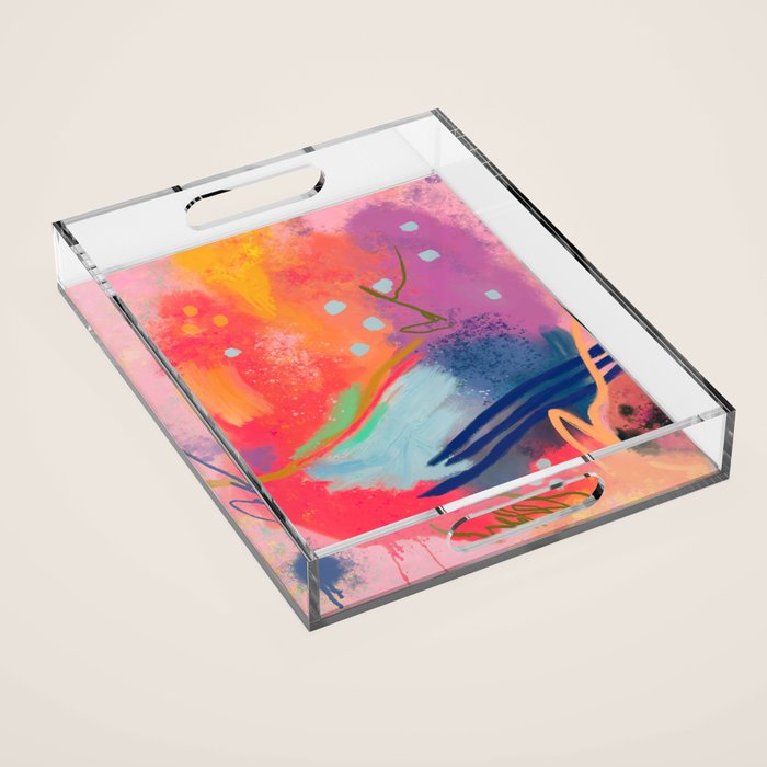 And the sea was dreaming  Acrylic Tray Gallery Image 1