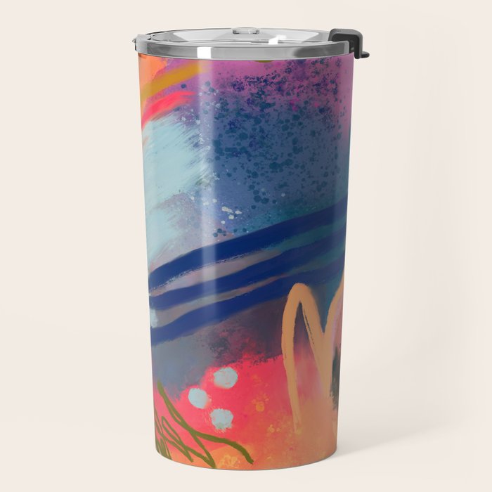 And the sea was dreaming  Travel Mug Gallery Image 2