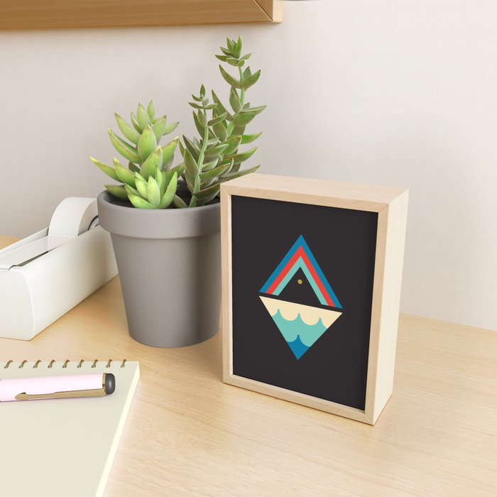 ZODIAC PISCES Mini Art Print Gallery Image 2