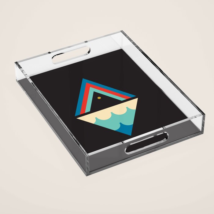 ZODIAC PISCES Acrylic Tray Gallery Image 1