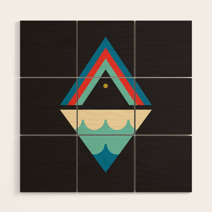 ZODIAC PISCES Wood Wall Art Gallery Image 1