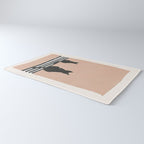 Sitting Cats Abstract Rug Gallery Image 3