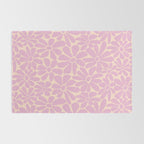 Retro Floral - Cream and Pink Rug Gallery Image 2