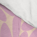 Retro Floral - Cream and Pink Comforter Gallery Image 4