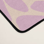Retro Floral - Cream and Pink Desk Mat Gallery Image 4