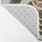 Korean Minhwa Tiger with Pipe Bath Mat Gallery Image 2