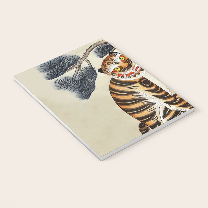 Korean Minhwa Tiger with Pipe Notebook Gallery Image 3