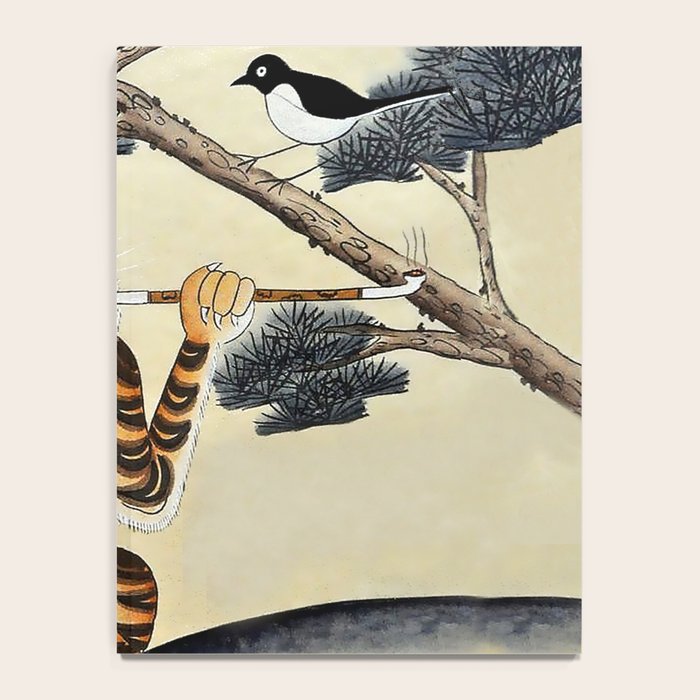 Korean Minhwa Tiger with Pipe Notebook Gallery Image 4