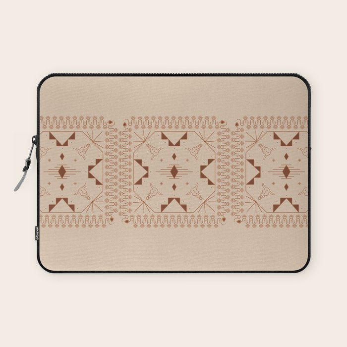 Lost Desert Tile - Adobe Laptop Sleeve