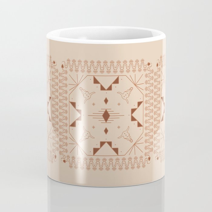 Lost Desert Tile - Adobe Coffee Mug Gallery Image 4