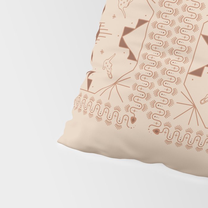 Lost Desert Tile - Adobe Pillow Sham Gallery Image 4